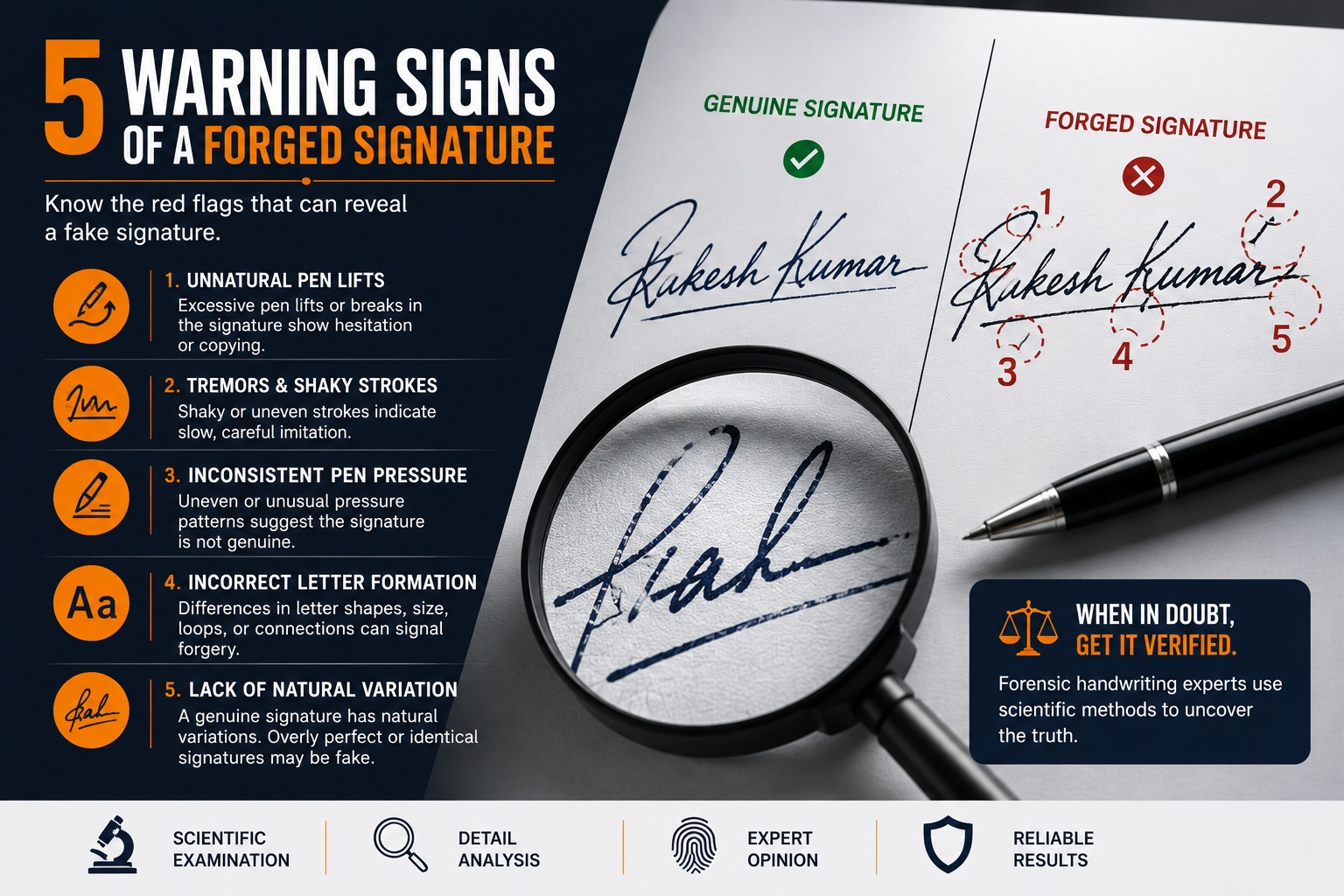 Forged Signature
